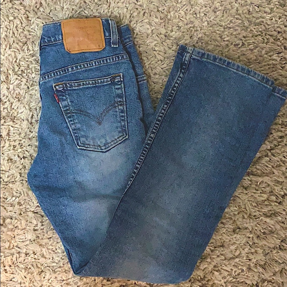 Junior Levi’s high rise bootcut jeans